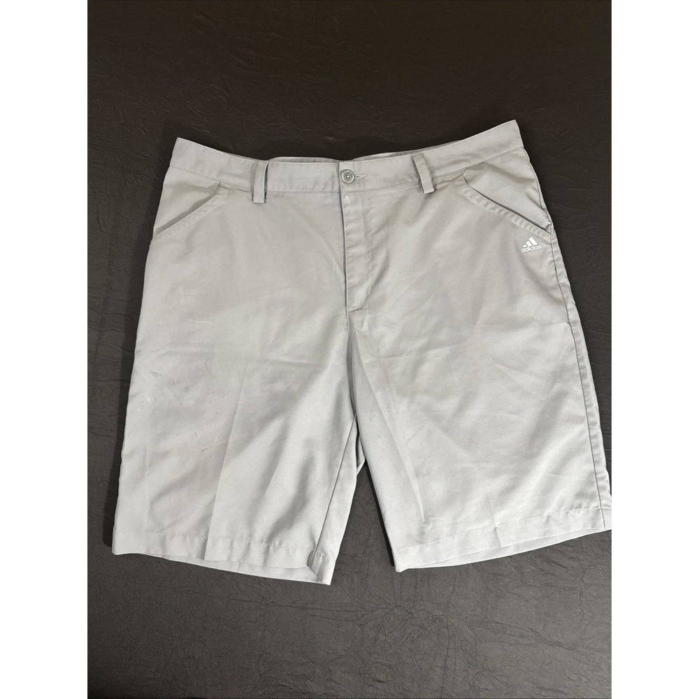 Adidas Shorts Men's Golf 36 Gray 10" Inseam‎ Lightweight